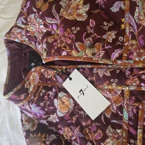 Floral Jacket with Button Detail